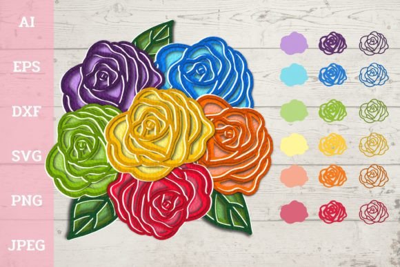 3D Pride Roses Flowers: A Vibrant Addition to Creative and Business Workflows