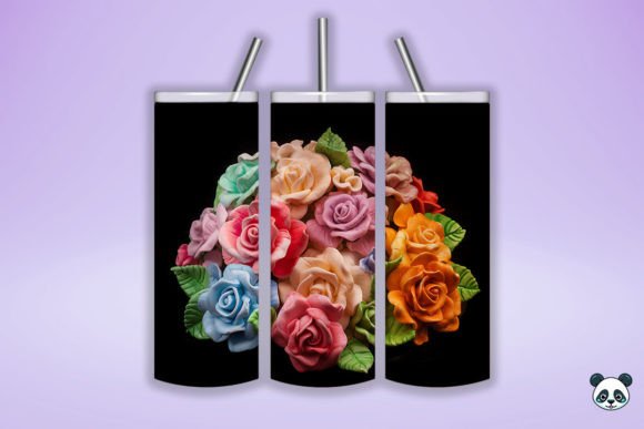3D Rose Bouquet Tumbler Wrap: A Creative Guide for Sublimation Design Enthusiasts