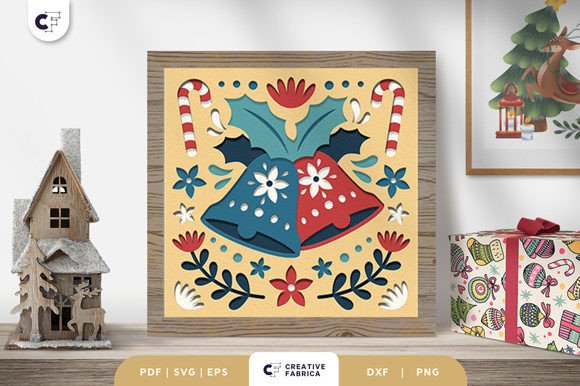 Bringing Scandinavian Serenity Home: The Art of the Nordic Christmas Bell 3D Shadow Box