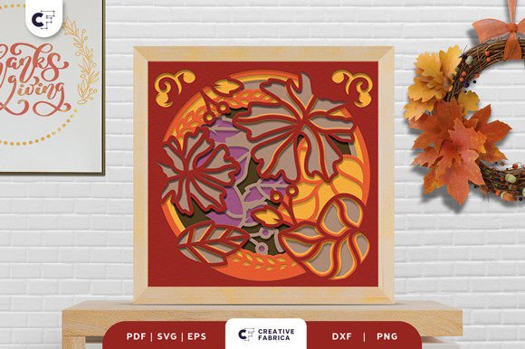 How to Integrate the Fall Leaves Mandala 3D Paper Cut SVG Into Your Autumn Decor Projects