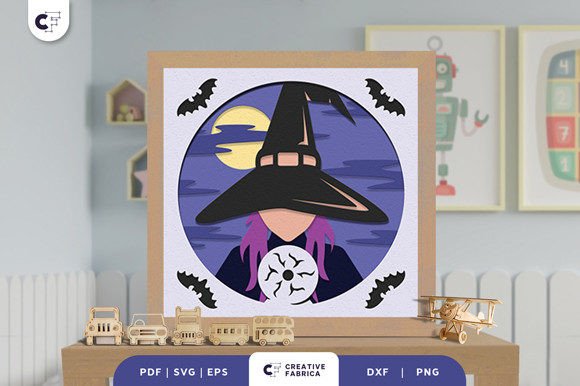 Wizard 3D Layered Paper Cut SVG: A Magical Crafting Piece